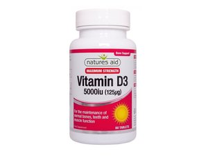 Vitamín D3 5000iu Natures Aid